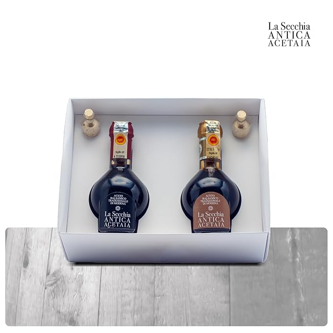 La Secchia - "Duetto", Aged 20 and 35 years, Traditional Balsamic Vinegar of Modena DOP, Two