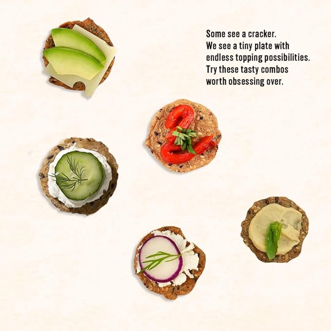 Mary's Gone Crackers Super Seed Crackers, Rosemary, 4 Ounce (Pack of 6), Organic Plant Based Protein, Gluten Free
