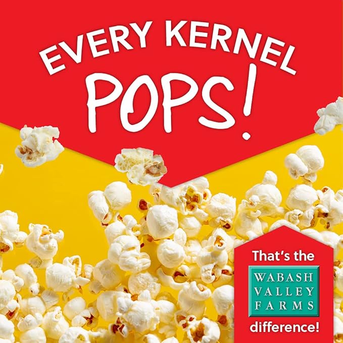 Wabash Valley Farms All In One Popcorn Kits -Sweet & Salty Kettle Corn, Popcorn Kernels for Popcorn Machine, Kernels, Popcorn Kit, 15 Popping Kits