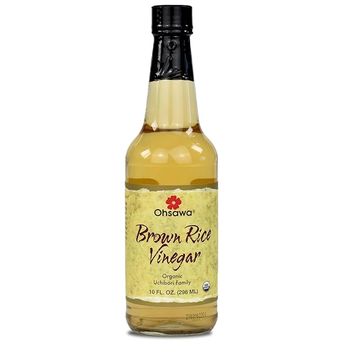 Ohsawa - Organic Brown Rice Vinegar - Macrobiotic, Vegan and Gluten-Free - 10 Oz