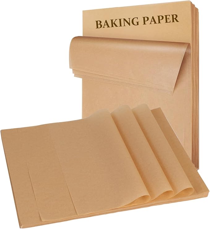O2frepak Parchment Paper Baking Sheets 300 PCS 12"x16" Pre Cut Non-Stick Baking Tray Mat,Oil Resistant and Waterproof Baking Paper,Fit for Food Baking,Cooking,Grilling,Air Fryer and Steaming