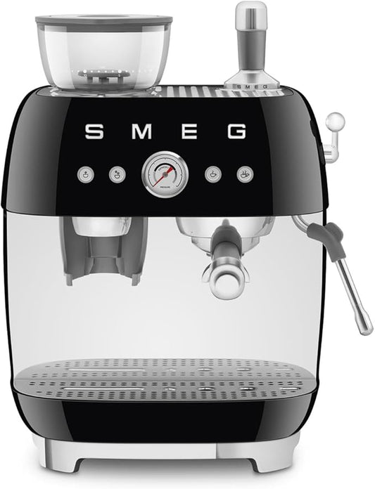 Smeg Semi-Automatic Espresso Machine (Black)