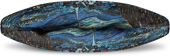Starry Night Oil Painting Tea Cozy for Teapot Cover with Handle Tea Kettle Dust Cover Warmer Cover Teapot Cozy Room Decor Van Gogh Teapot Cover Dome Shaped for Keeping Warm (Blue)