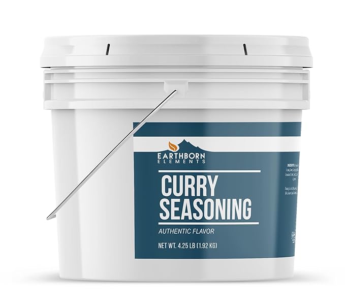 Earthborn Elements Curry Seasoning 1 Gallon Bucket, Cooking, Aromatic Spice Mix