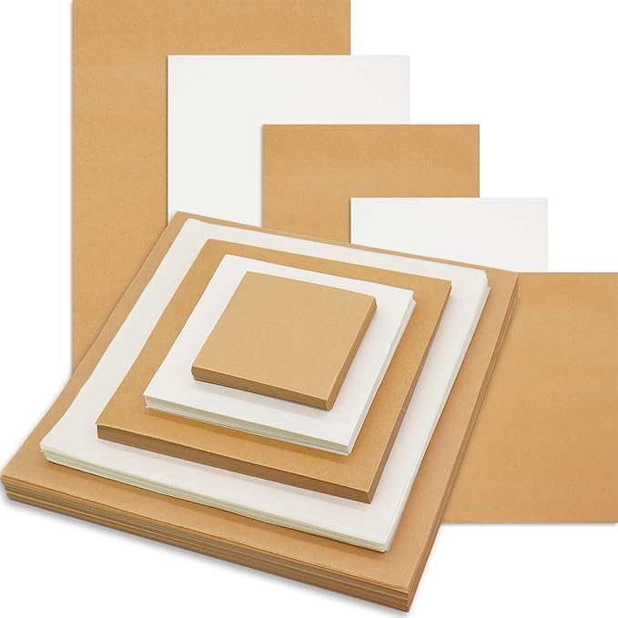 1000 Pcs Parchment Paper Sheets, 4"x4" Pre-cut Unbleached Parchment Baking Paper for Air Fryer, Oven, Bakeware, Steaming, Cooking Bread, CupCake, Cookies