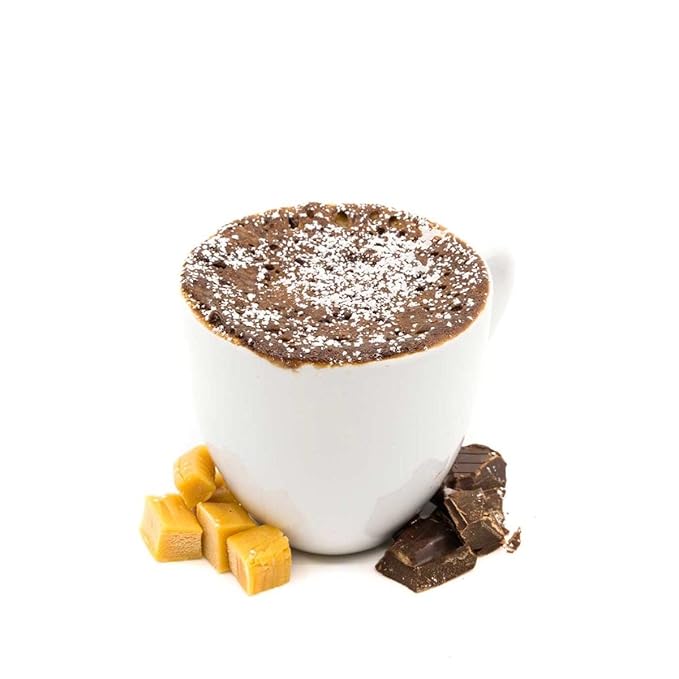 WonderSlim Protein Mug Cake, Chocolate Caramel, 6g Fiber, Low Sugar, Gluten Free (7ct)