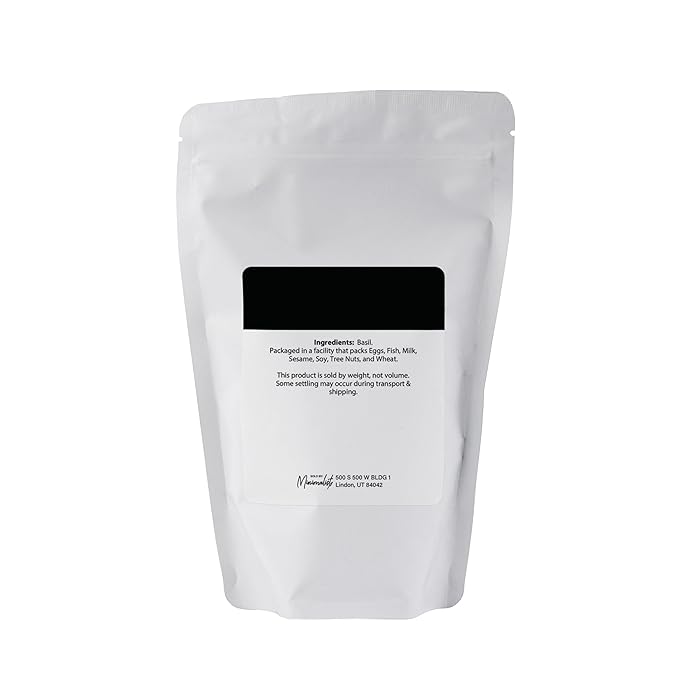 Minimalist Basil Leaves, Perfect for Cooking and Seasoning, Packaged for Convenience in a Resealable Bag (2.88 Ounce)