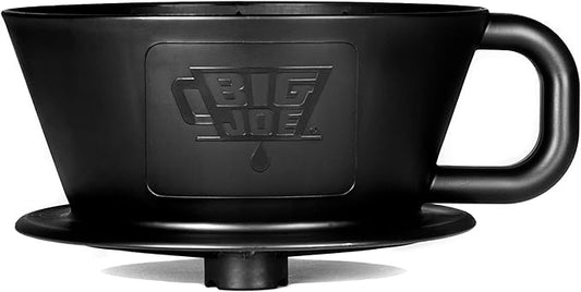 Big Joe짰 Large Pour Over Coffee Maker w/ 50 Filters, Brews from 12 up to 75 Ounces, Fits Any Drinkware, Dishwasher Safe, Made in USA