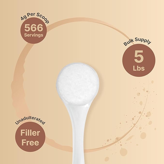 NatureBell Xylitol Sweetener, 5lbs | Natural Birch Crystal Source ??1:1 Sugar Substitute ??Sweet Flavor with No Erythritol ??Low Calorie & Glycemic Impact ??Sugar Free, No Aftertaste, Non-GMO