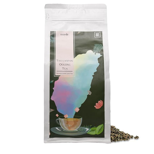 Mayde Tieguanyin Oolong Loose Leaf Tea - Premium Taiwanese Tea, 1 lb (16 oz)