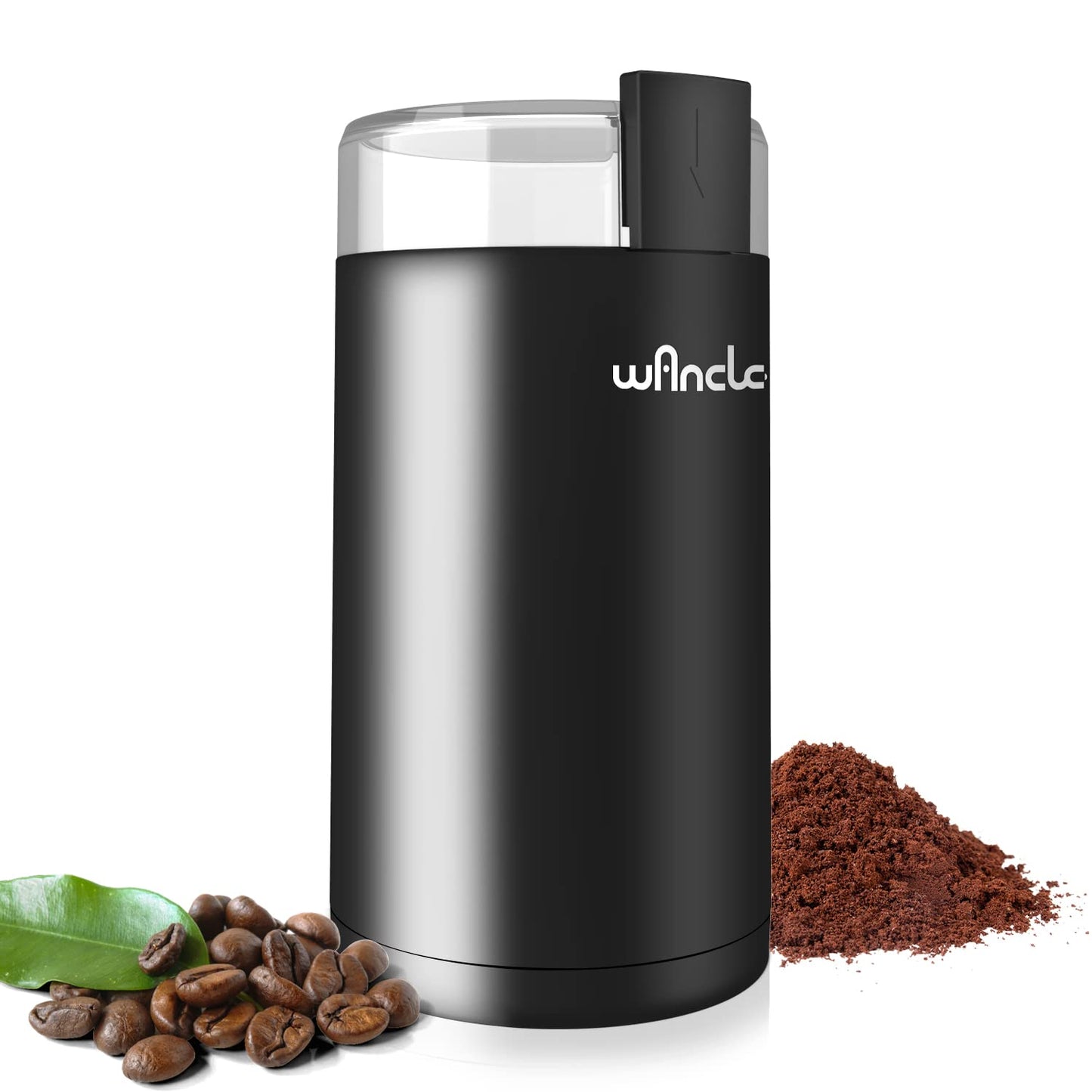 Wancle Electric Coffee Grinder, Spice Grinder, One Touch Coffee Mill for Beans, Spices and More