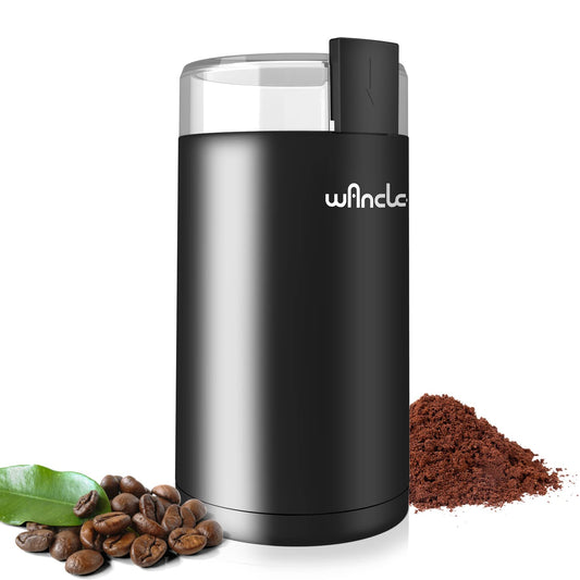 Wancle Electric Coffee Grinder, Spice Grinder, One Touch Coffee Mill for Beans, Spices and More