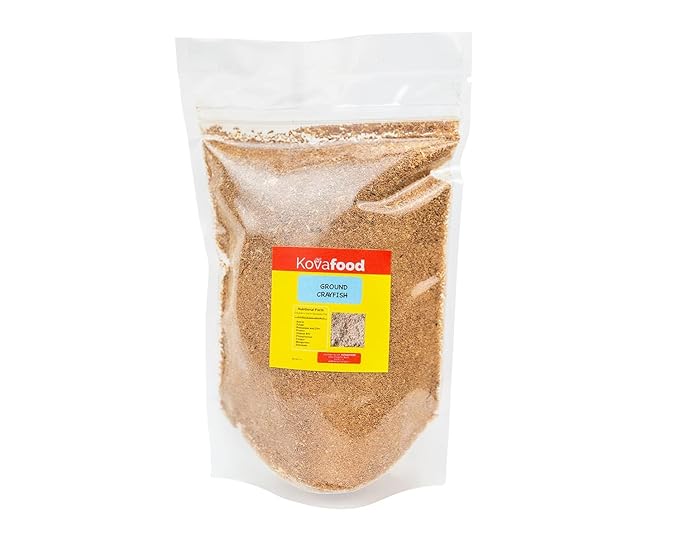 Kovafood African Ground Crayfish, Crayfish Powder, 100% CLEAN. Sifted. No crayfish hairs. No dirt! VERY CLEAN. GROUNDED - 7 Oz.