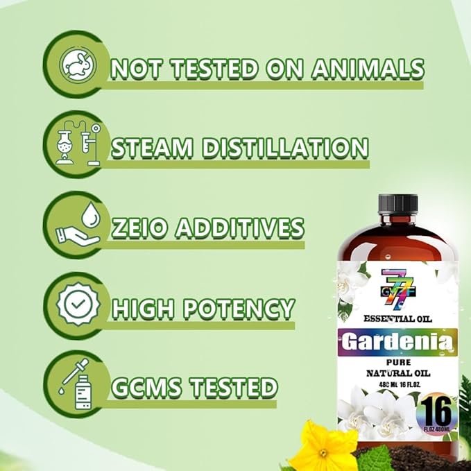 Gardenia Essential Oil (16 oz / 480 ml) ??Gardenia Oils for diffusers, humidifiers, Home Baths, Cleaning Products, Yoga, DIY Soaps and DIY Scented Candles