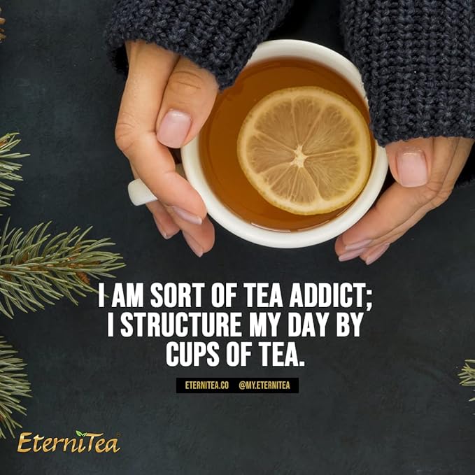 EterniTea "Multi-Vitamin Premium White Tea" 100% All Natural Herbs: (Mango Strawberry Flavor) -16 Different Vitamins (15-count Pyramid Sachets)