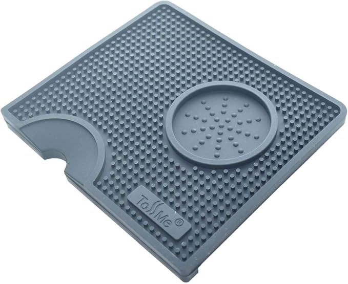 Tamper Mat for Espresso Station - Silicone Coffee Tamping Pad, TM-CO01 Black