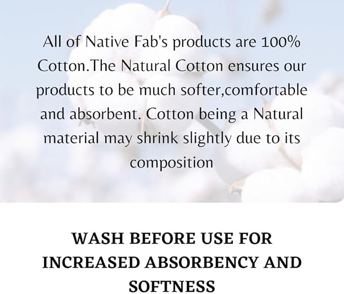 Native Fab 4 Pack Stripe Kitchen Dish Towels - 100% Cotton - 18x26 Inches - Lightweight, Quick Drying, Reusable Kitchen Cleaning Towels with Hanging Loop, Absorbent Hand Towels - Orange