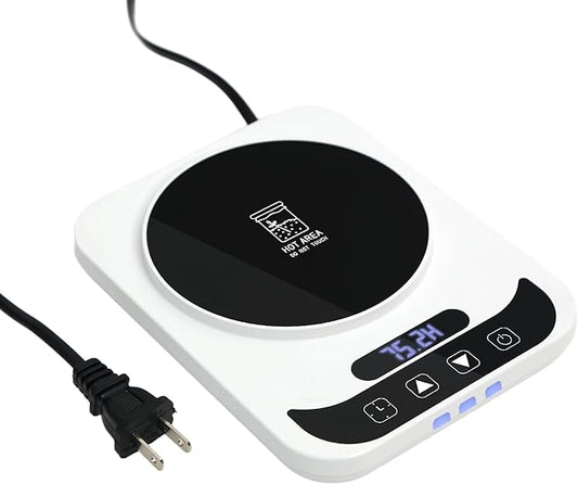 Upgraded Sourdough Starter Warmer, Precise 1°F Thermostat Control (70-100°F) Sourdough Warming Mat, Auto Warming On/Off, 12-Hour Timer Sourdough Warmer with USB Plug