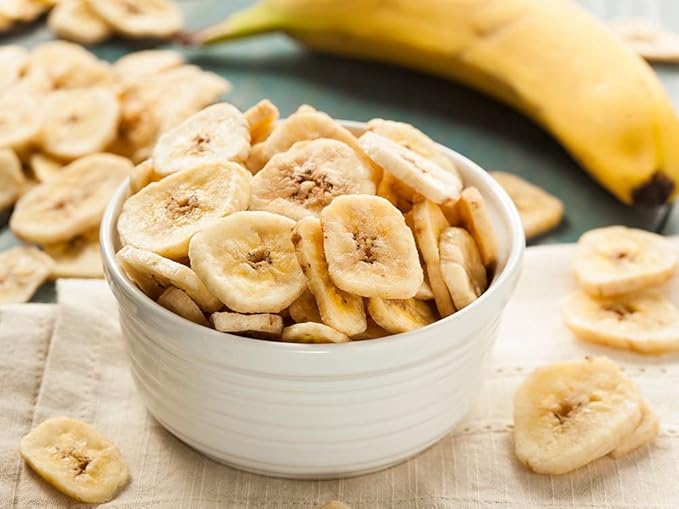 Anna and Sarah Organic Banana Chips, 3 Lbs Sweetened, Unsulfured, Non-GMO, Kosher, Vegan, Bulk in Resealable bag 48 Oz