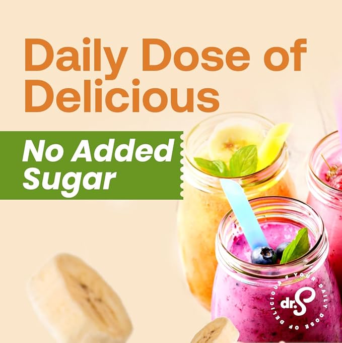 Dr. Smoothie 100% Crushed Banana ??No Added Sugar, Made with Real Fruits/Fruit Juice ??Vegan, No Artificial Colors or Flavors ??Rich & Creamy Sweetness of Perfectly Ripe Bananas ??46 oz Bottle