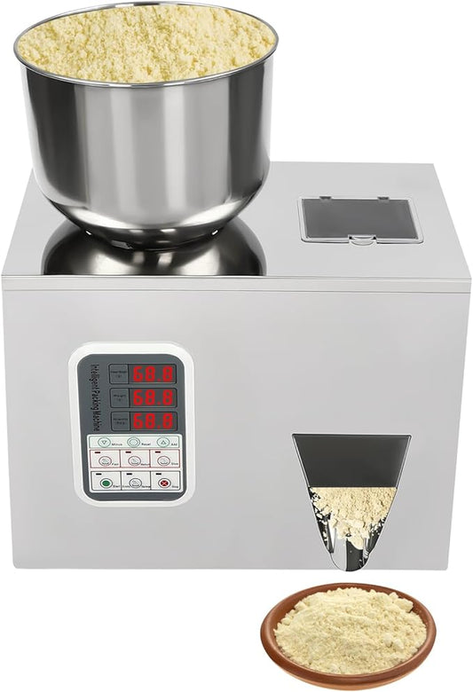 Powder Filling Machine,1-100g Glitter Filling Machine,Particle Automatic Powder Filling Filler,Bottle Bag Powder Filler for Tea Seeds, 2-5s/Bag