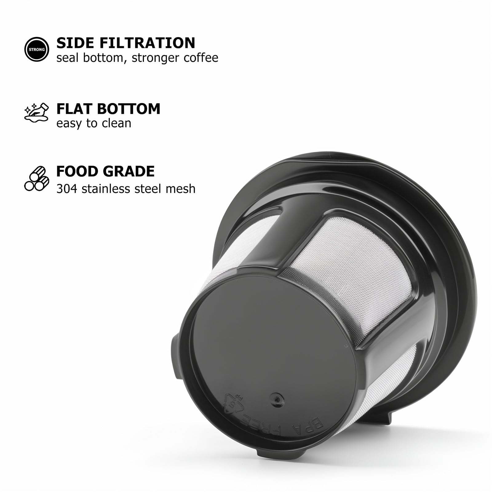 Fanativita Reusable K Cup Coffee Filters for Keurig, 4 Pack