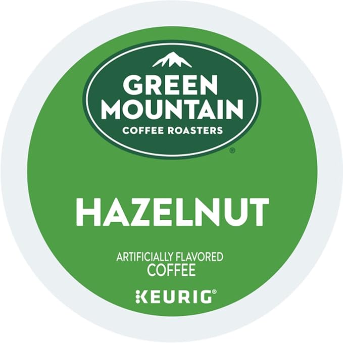 Green Mountain Coffee Roasters Hazelnut Coffee, Keurig Single Serve K-Cup Pods, Light Roast, 48 Count