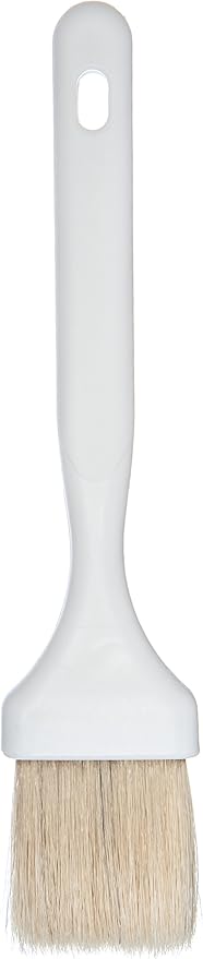 SPARTA 4037800 Meteor Boarhair Pastry Brush, Basting Brush With Built-In Projecting Hook, 2 Inches, Brown, (Pack of 12)