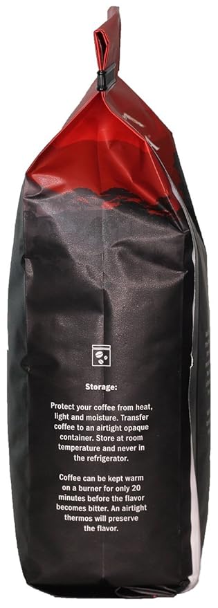 Ethiopian Decaf Coffee, Yirgacheffe, Ground, Swiss Water Processed, Fresh Roasted, 16-ounce