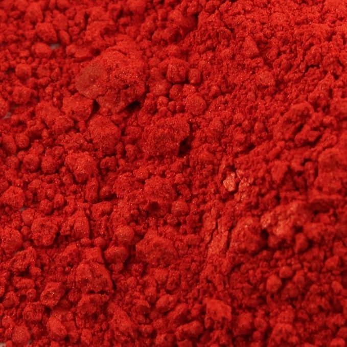 Luster Dust - Christmas Red (4g 1x Jar) | Edible Vegan Dust & Paint for Cake Decorating, Ice Cream, Desserts, Cocktails and Beverages by Bakell