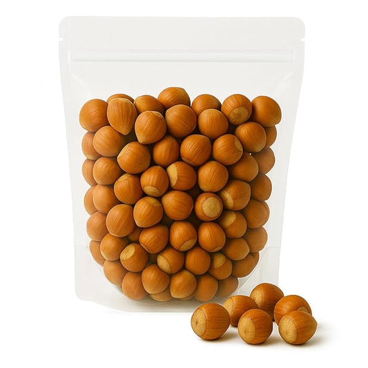 Crazy Nuts | Oregon Grown Large Raw Hazelnuts In Shell, 10lb | Whole Hazelnuts to Eat and for Wildlife, Avellanas Naturales