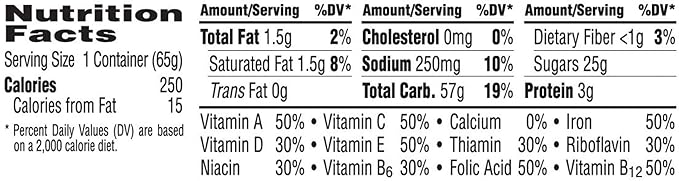 Kellogg's Cocoa Krispies Cold Breakfast Cereal Cups, Kids Snacks, Cereal Cups to Go (12 Cups)