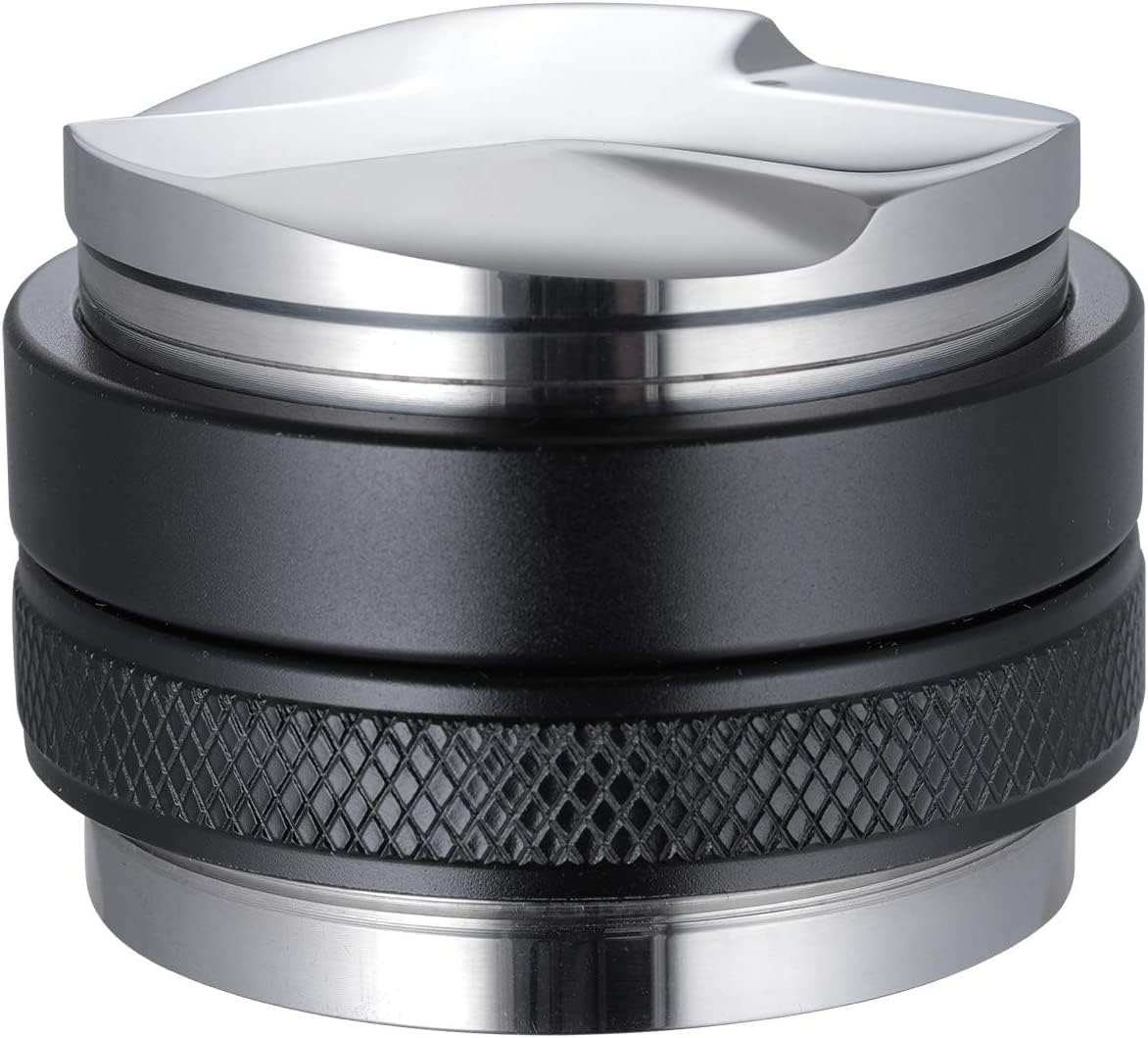 MATOW 53mm Coffee Distributor and Tamper, Dual Head Coffee Leveler Compatible with Breville 54mm
