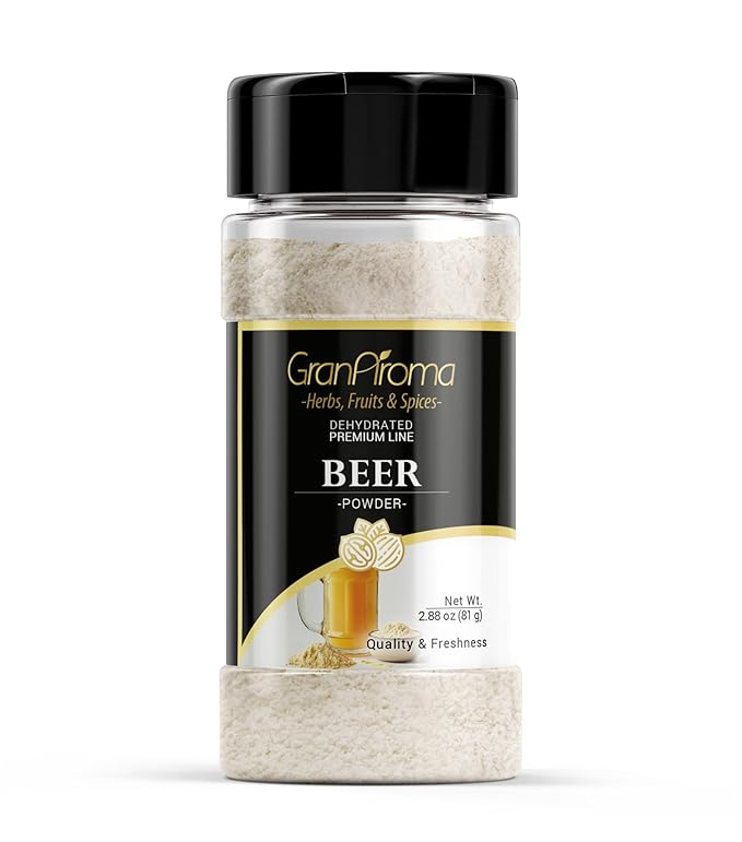 GranAroma Beer Powder, Flavorful Seasoning, Bold Beer, Sauce & Meat (2.88 Ounce)