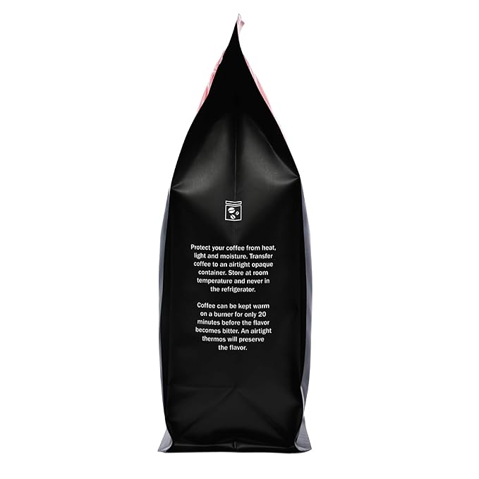 Sumatra Mandheling Decaf Coffee, Ground, Medium Roast, Swiss Water Processed, Rainforest Certified, Fresh Roasted, 16-ounce