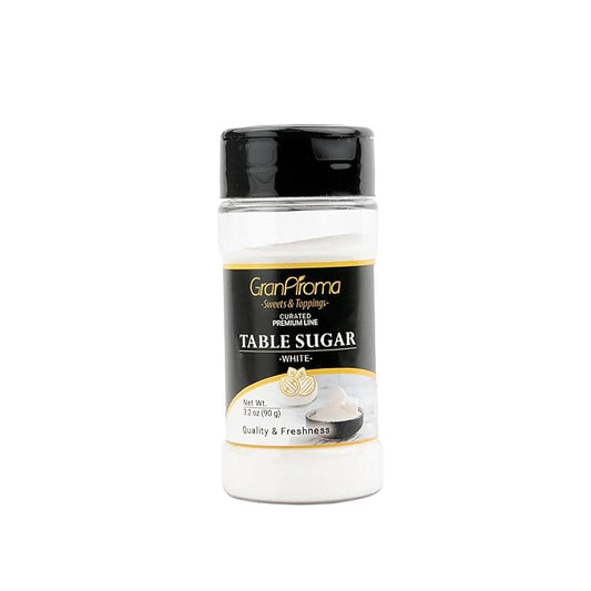 GranAroma White Table Sugar, Crystal Clear Sugar, Rich and Pure (3.2 Ounce)