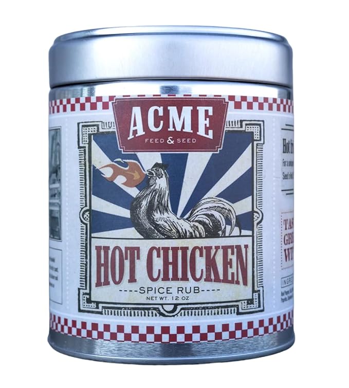 Acme Feed & Seed Nashville Hot Chicken Spice Rub/Seasoning, 12oz