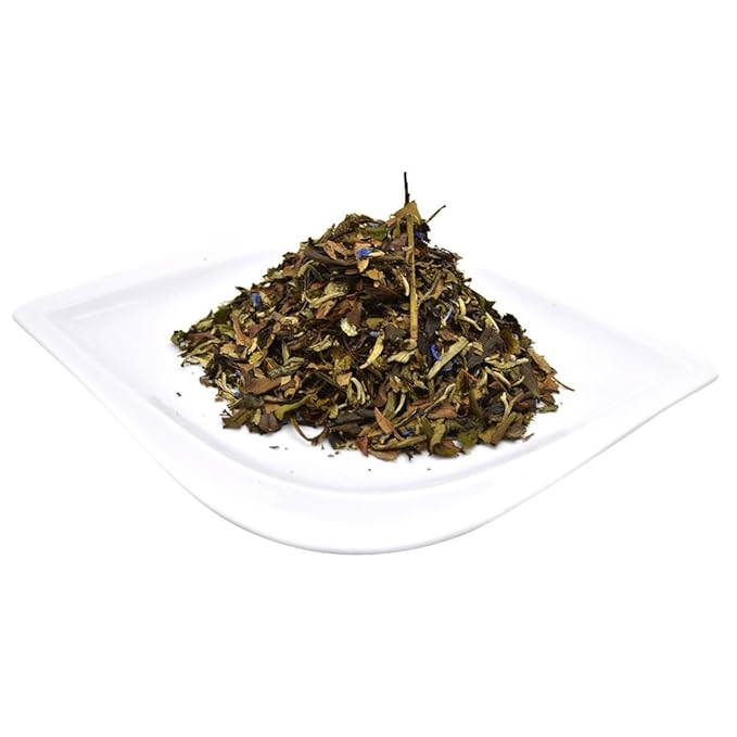 Organic Positively Tea Company, Açaí White Tea, Loose Leaf, 16 Ounce