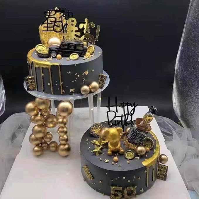 Sprinkles Edible Gold Pearl Sugar Sprinkles Candy 142g/5.01oz Mix Size Gold Pearls Baking Cupcake Toppers Cookie Ice Cream Decorations for Wedding Parties Valentines Day Halloween Christmas