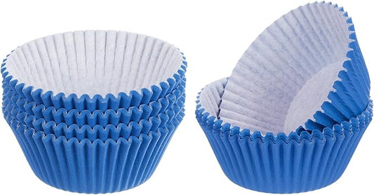 uxcell 300 Pcs Cupcake Liners, Muffins Paper Baking Cups Wrappers Standard Greaseproof for Baking Cupcake Wrapper, Blue
