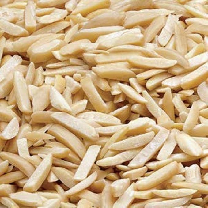 Raw Natural Slivered Compares To Organic California Almonds (2 Lbs.) - A Delicious & Tasty Treat - Great as a Snack & Salad Topper - Super Healthy - Farm Fresh Nuts Brand