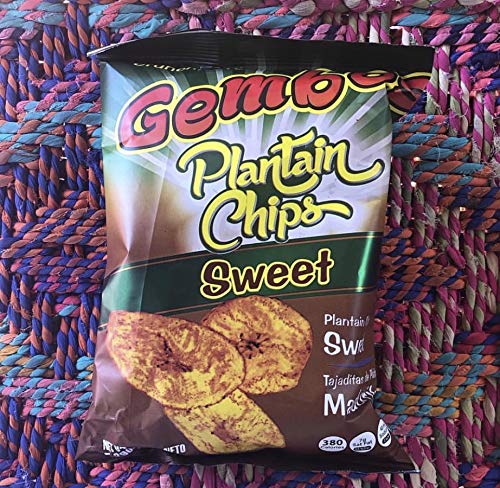 Gembos Sweet Maduritos Plantain Chips - Deliciously Sweet Plantains Snack, Perfect for Vegan Snack Lovers (5.29 OZ (Pack of 1))