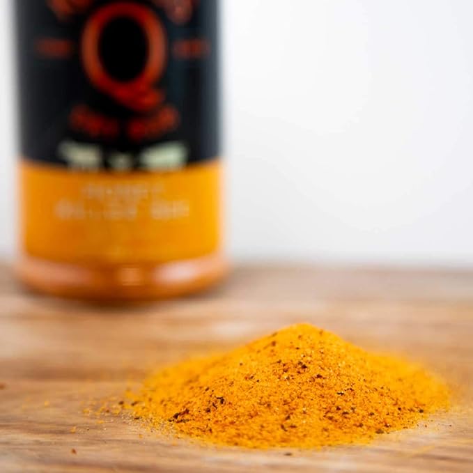 Kosmos Q Honey Killer Bee BBQ Dry Rub, Sweet Seasoning with Brown Sugar, Honey, Garlic & Paprika for Chicken, Pork, Turkey, Ribs and More, Dry Rub for Smoking & Grilling Meat, 13.2 Oz Shaker Bottle