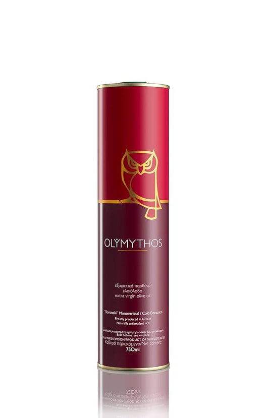 OLYMYTHOS Koroneiki Robust Extra Virgin Olive Oil - Polyphenol Rich (637 MG/KG) - World's Best Gold