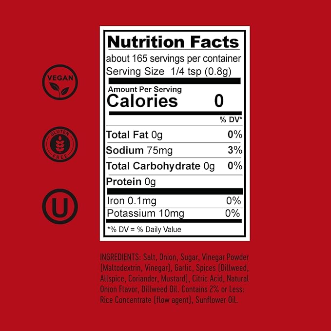 Hold The Pickle Tex Mex Pickle Seasoning - For Popcorn, Cooking - TexMex Flavored Dill Pickles Seasoning - Vegan, Non-GMO, Gluten Free, Kosher Certified, 4.3 Oz Shaker