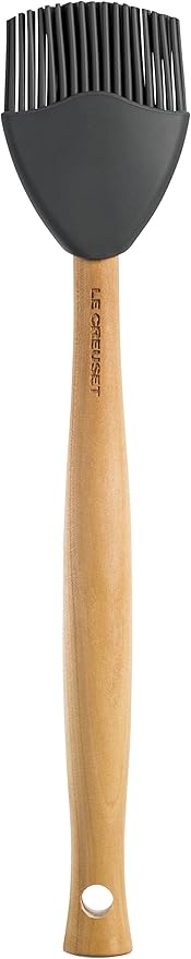 Le Creuset Silicone Craft Series Basting Brush, 10 1/2" x 2 1/8", Oyster