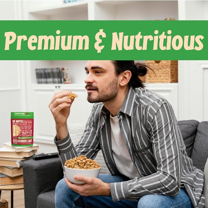 Sincerely Nuts ??Cashew Pieces Roasted and Salted | Five Lb. Bag | Deluxe Kosher Snack Food | Healthy Source of Protein, Vitamin & Nutritional Mineral Content | Gourmet Quality Vegan Nut