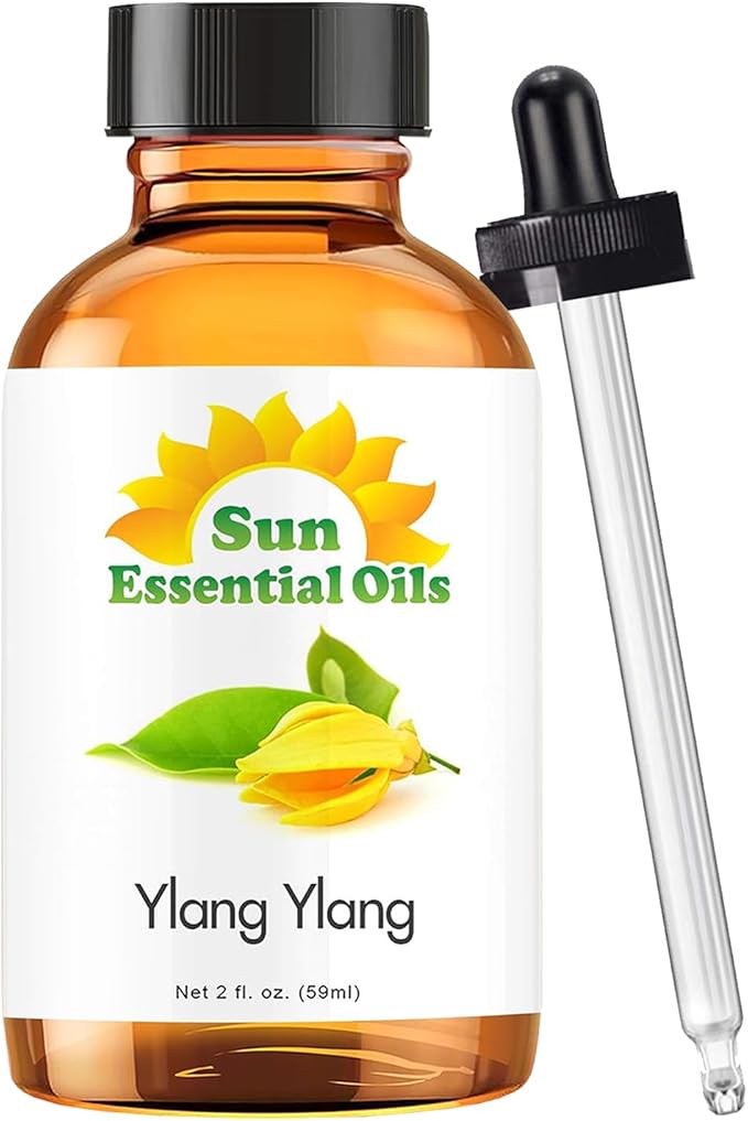 Sun Essential Oils Ylang Ylang Essential Oil ??Aromatherapy Oil ??(2 Fluid Ounces)