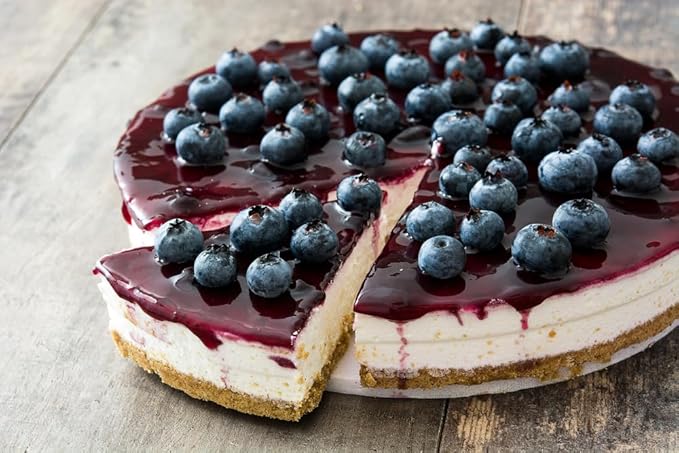 A Blend Above Blueberry Blue No Bake Dessert Mix - All Natural, Gluten Free, No MSG - Instant Dessert Mix, Fruit Dip, Bagel Topping, Frosting, Cheesecake Filling - Easy to Make - 4.2 Oz (Pack of 3)