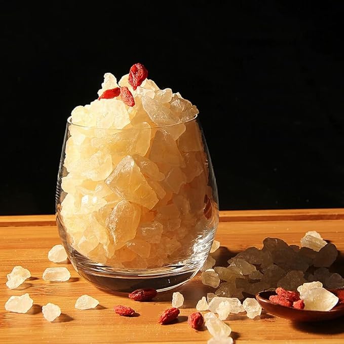 Fraunitsh Yellow Rock Sugar - Natural Sweetener, 9.8oz | Small Sugar Crystals | Perfect for Tea, Coffee, Baking, Boba, Cooking & Asian Desserts | 容꾢?±楹?,<div>